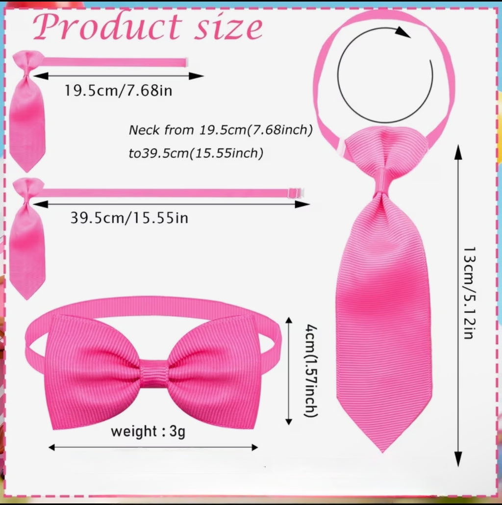 1pc Solid Color Dog Bow Tie’s