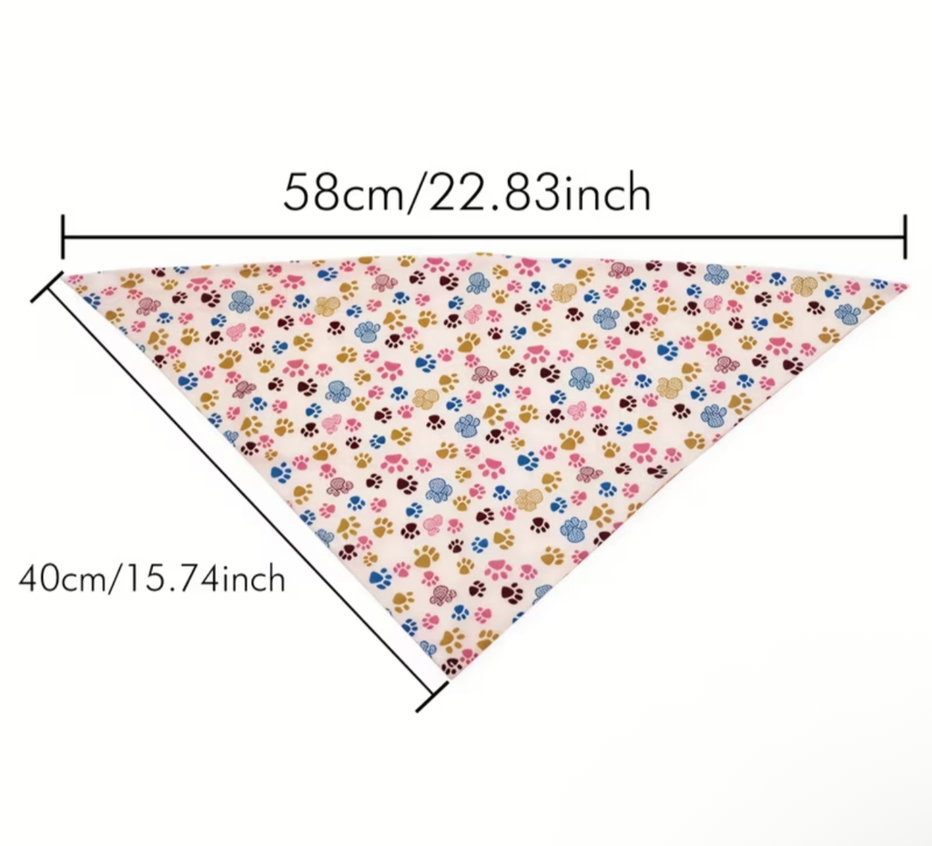 1ct Random Pattern Dog/Cat Bandana