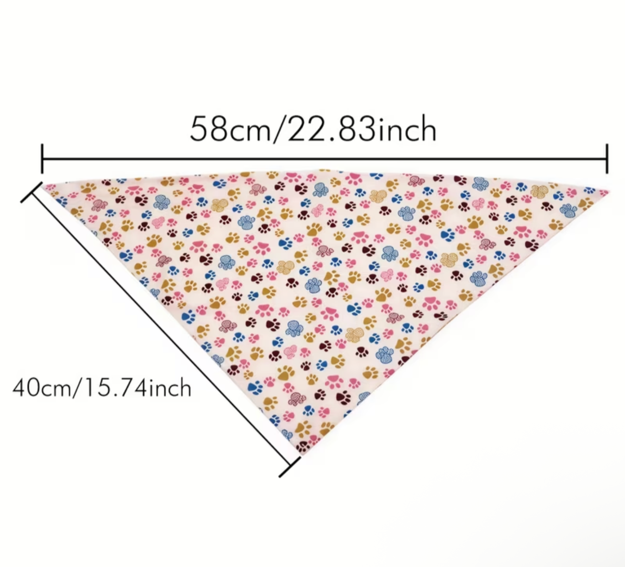 1ct Random Pattern Dog/Cat Bandana