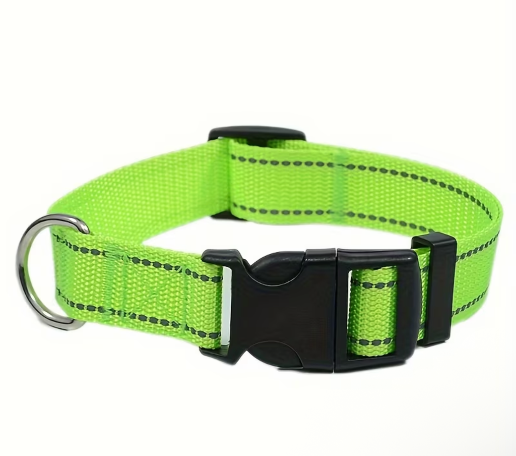 PACK OF 5 Reflective Flat Collars