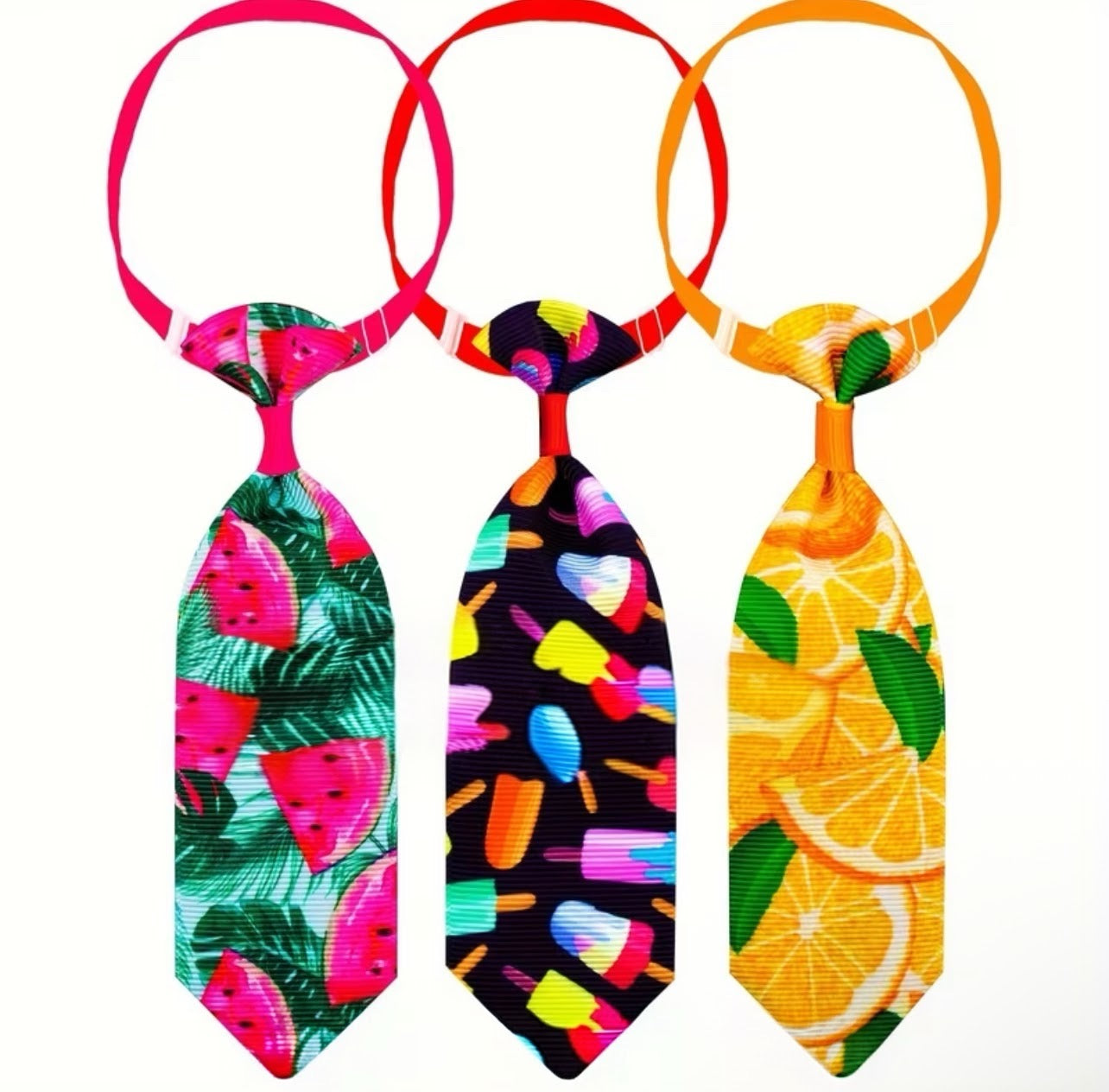 1pc Random Pattern Pet Neck Tie