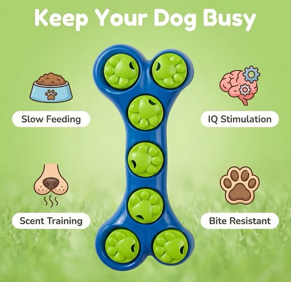 1ct Slow Feeder Bone Puzzle Toy