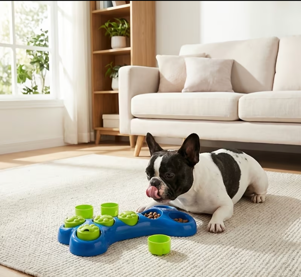 1ct Slow Feeder Bone Puzzle Toy