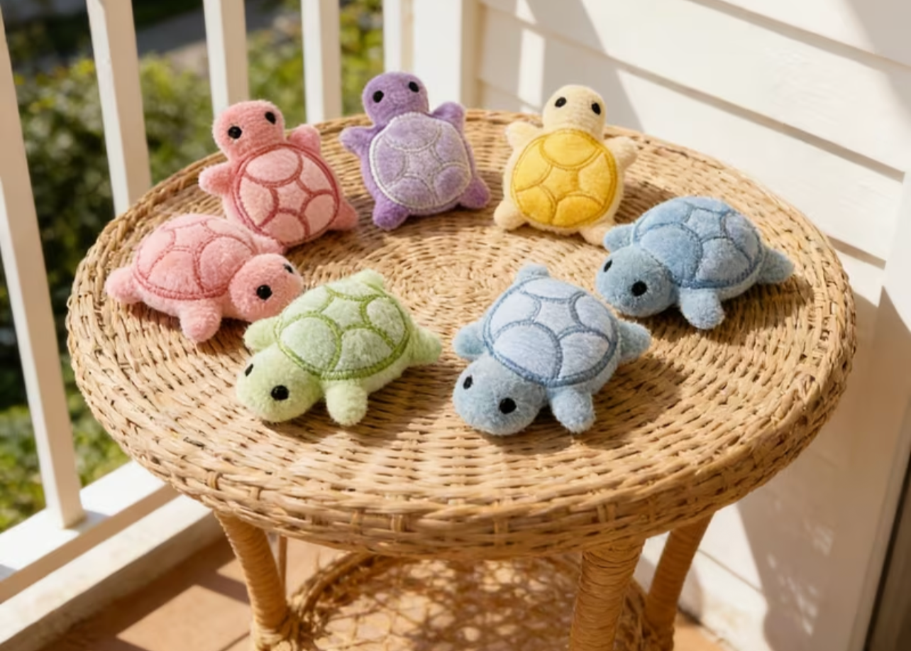 1pc Plush Turtle Toy