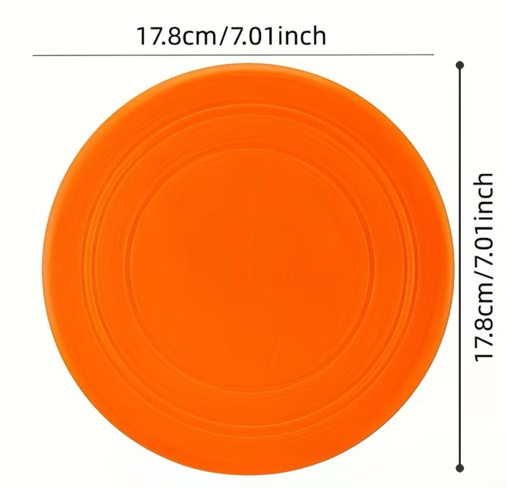 1pc Thin Rubber Frisbee Toy