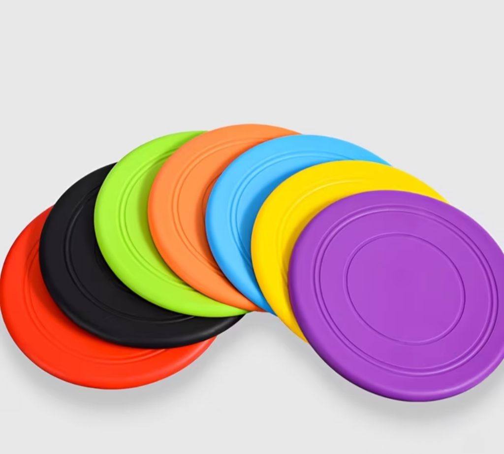 1pc Thin Rubber Frisbee Toy