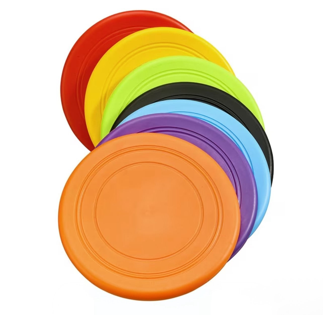 1pc Thin Rubber Frisbee Toy