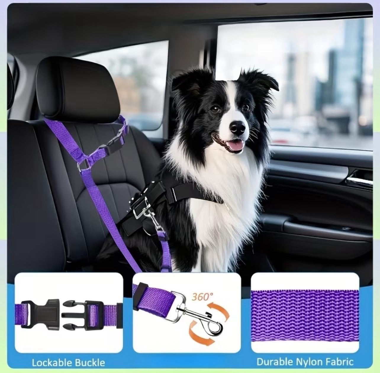 1pc Dog Seat Belt For Car