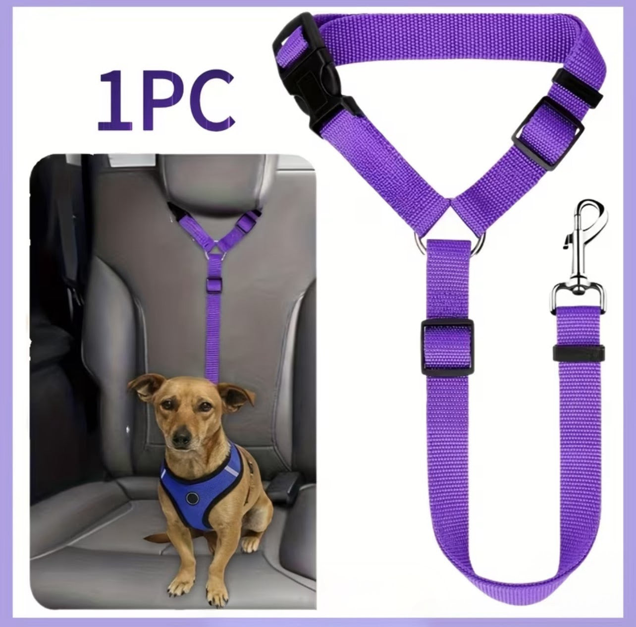 1pc Dog Seat Belt For Car