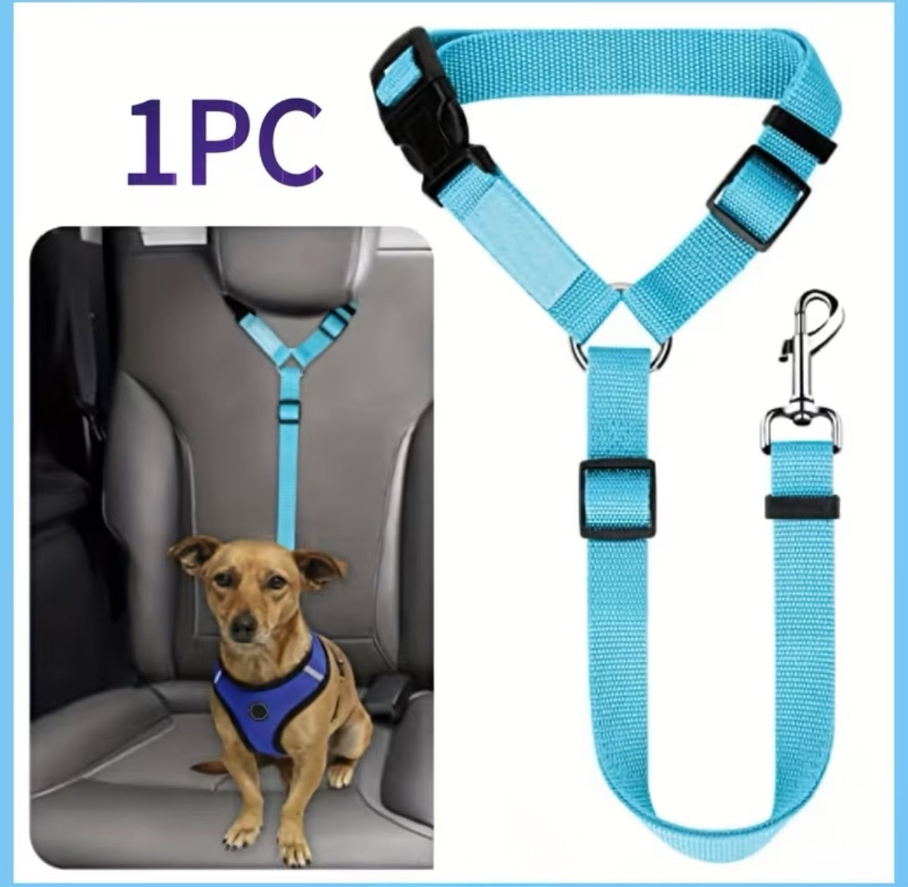 1pc Dog Seat Belt For Car