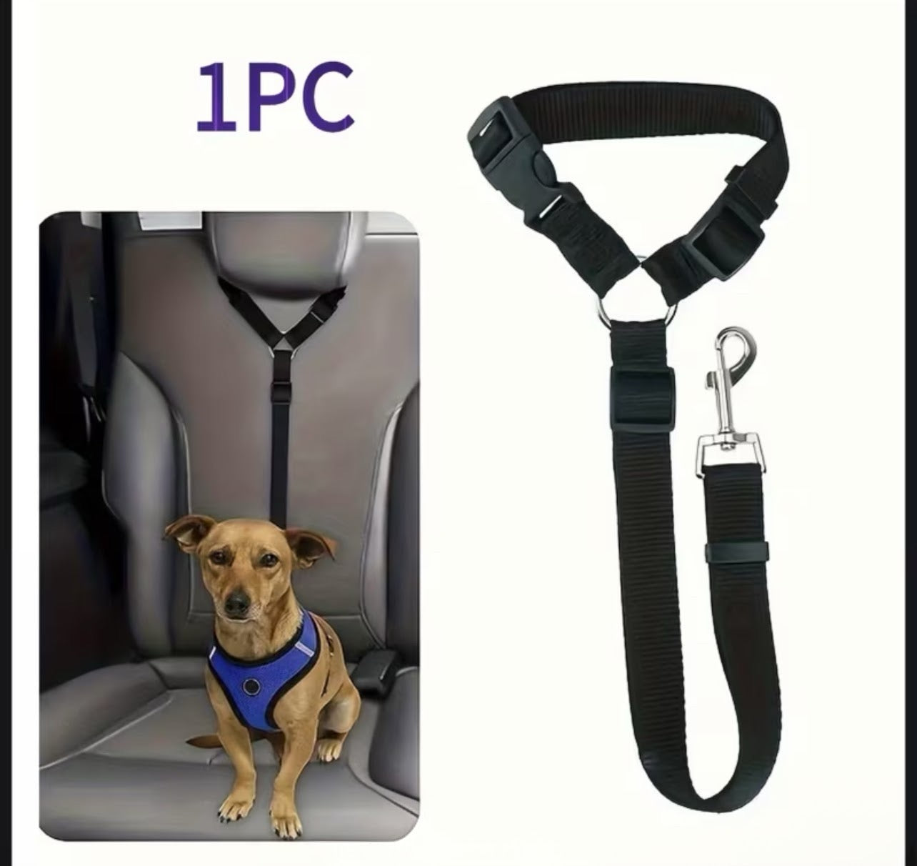 1pc Dog Seat Belt For Car