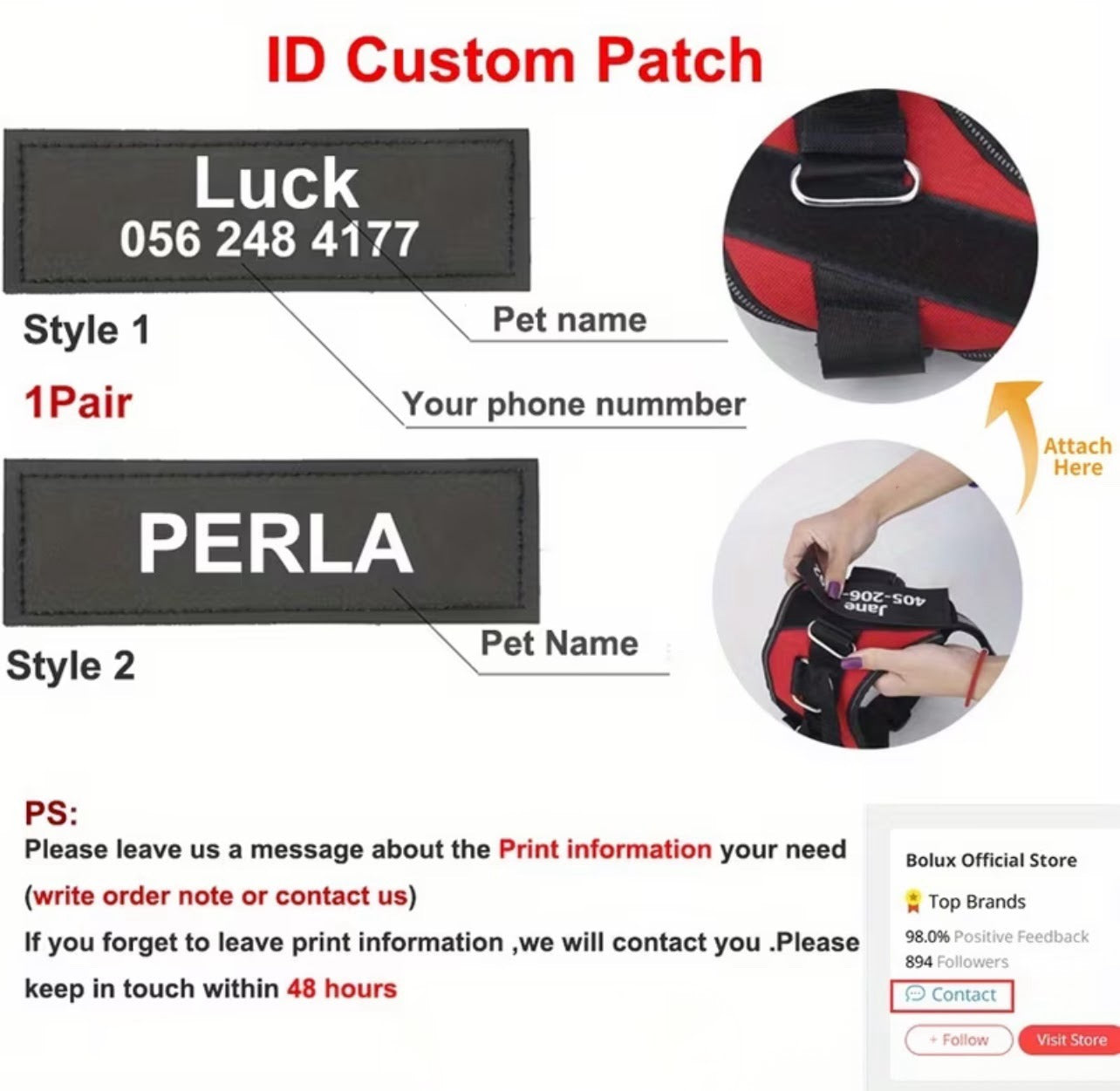 CUSTOM Dog Harness